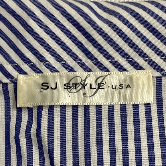 SJ style USA, stripped, Midi dress. Size M - Picture 10 of 10